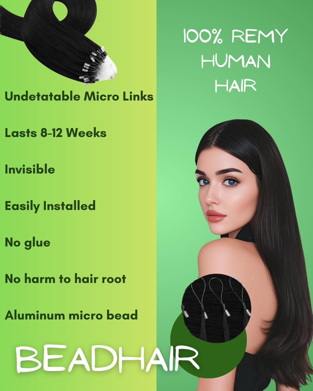 BeadHair Micro Hair Extensions
